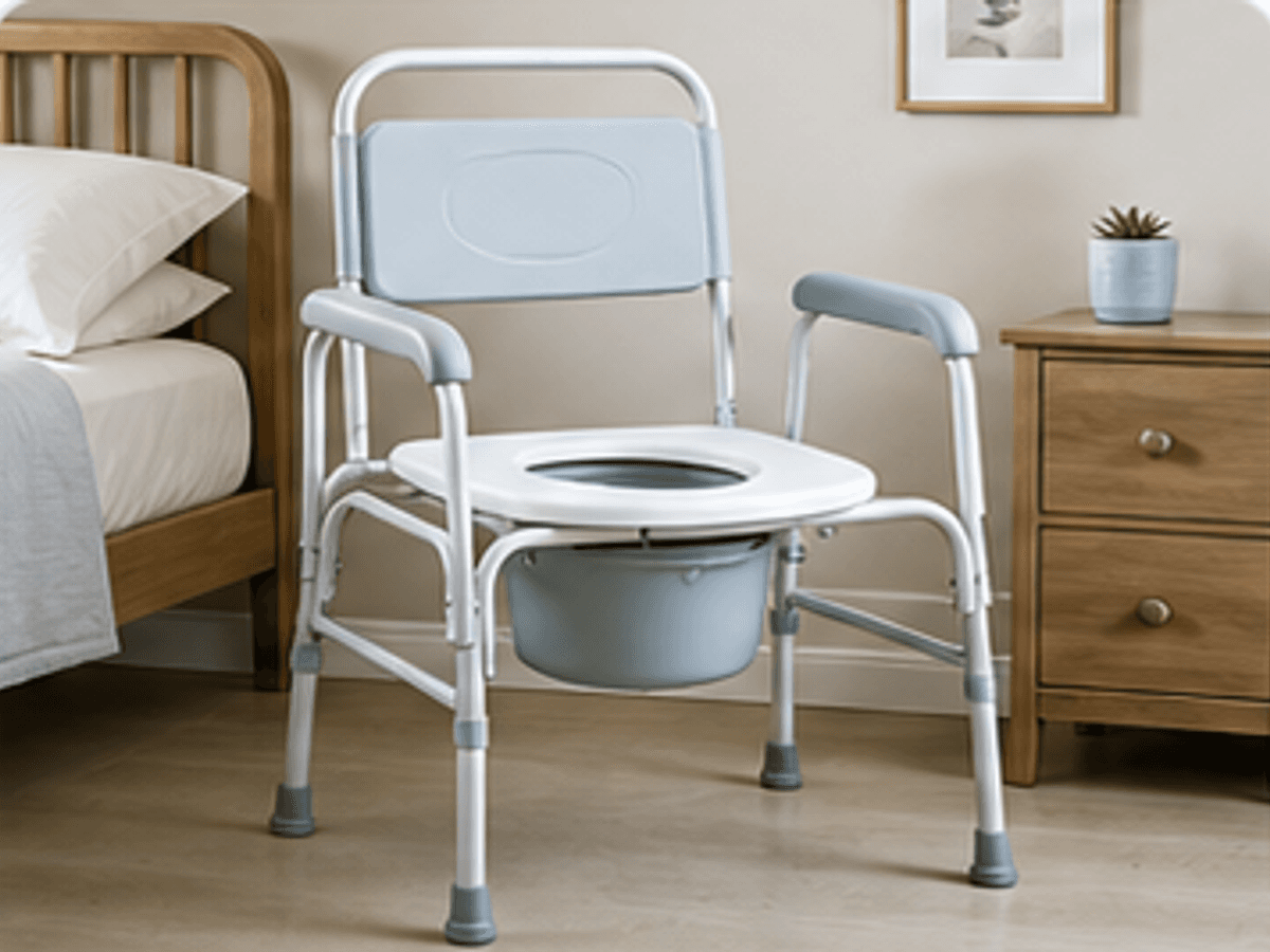 Bedside Commode available for MedicalRide Equipment delivery