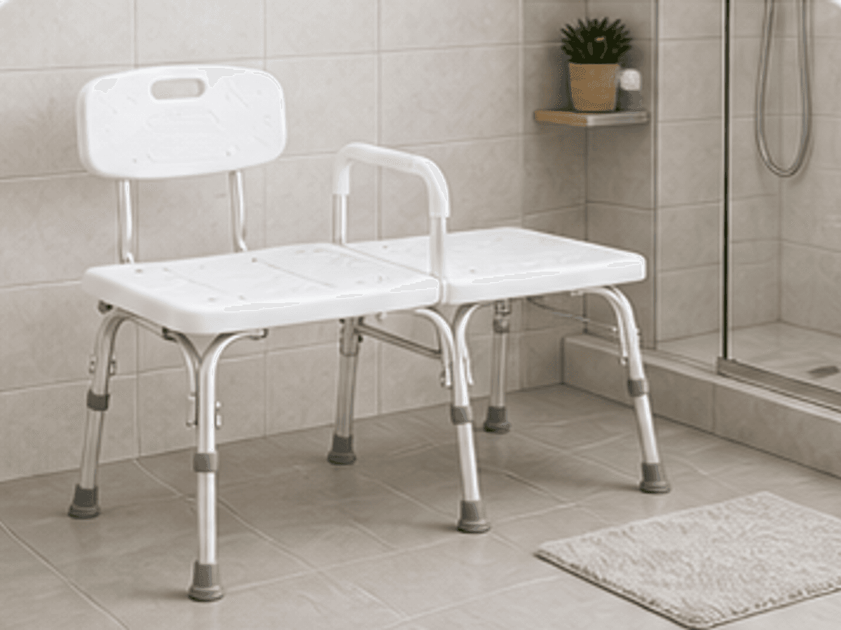 Shower Chair / Transfer Bench available for MedicalRide Equipment delivery
